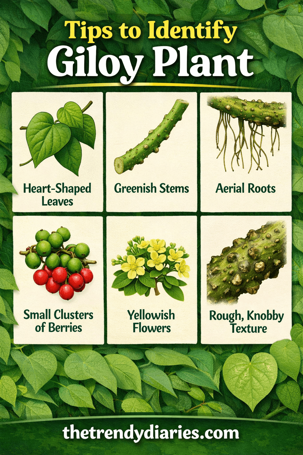 Tips to Identify Giloy Plant