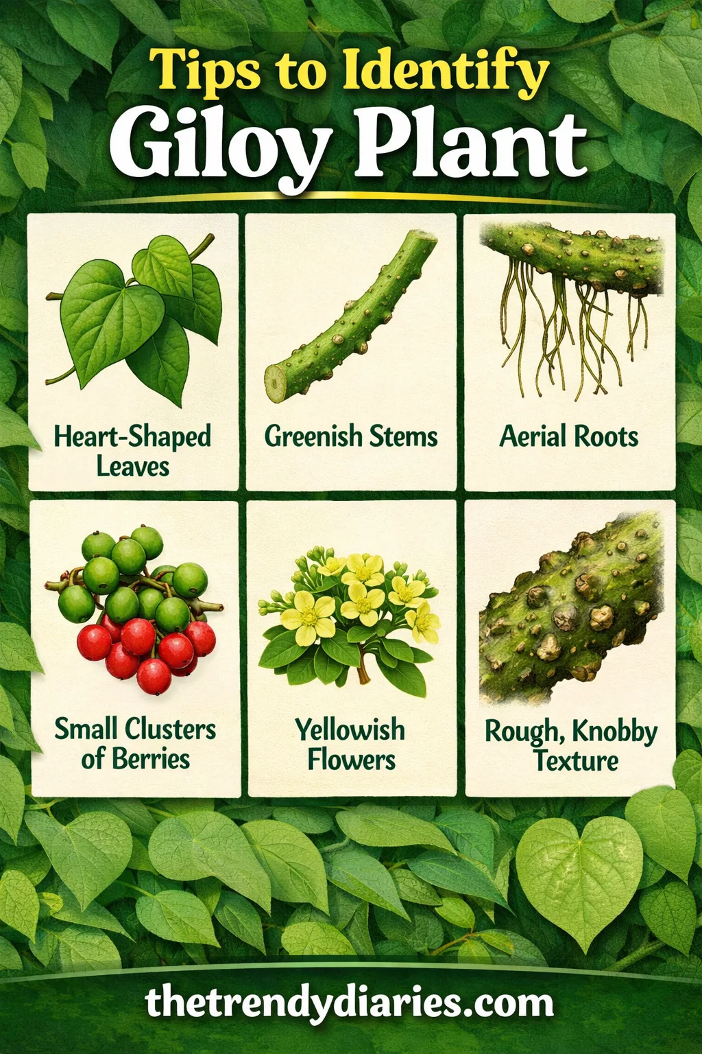 Tips to Identify Giloy Plant