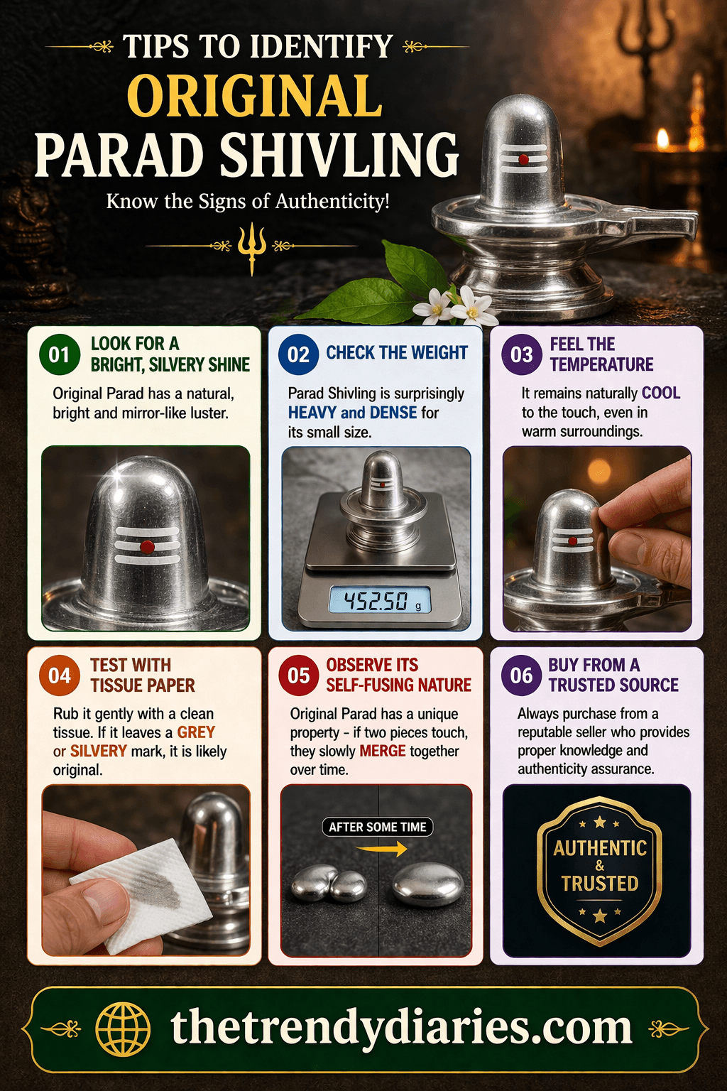 tips to Identify Original Parad Shivling