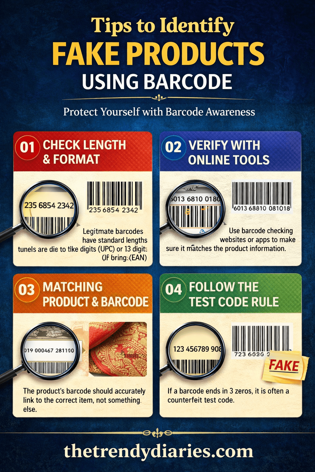Tips to Identify Fake Products Using Barcode