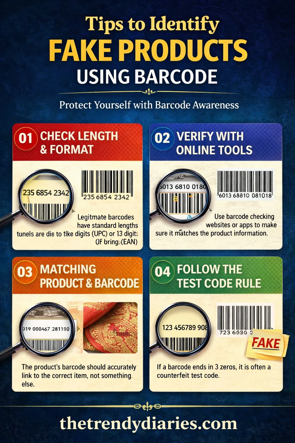 Tips to Identify Fake Products Using Barcode