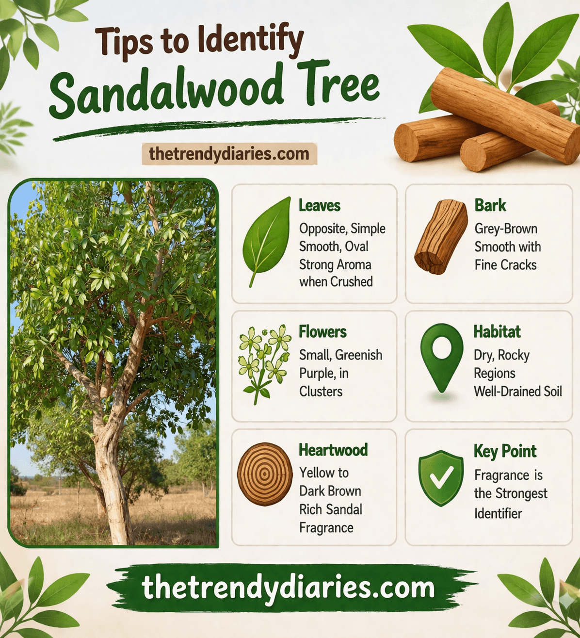 Identify Sandalwood Tree