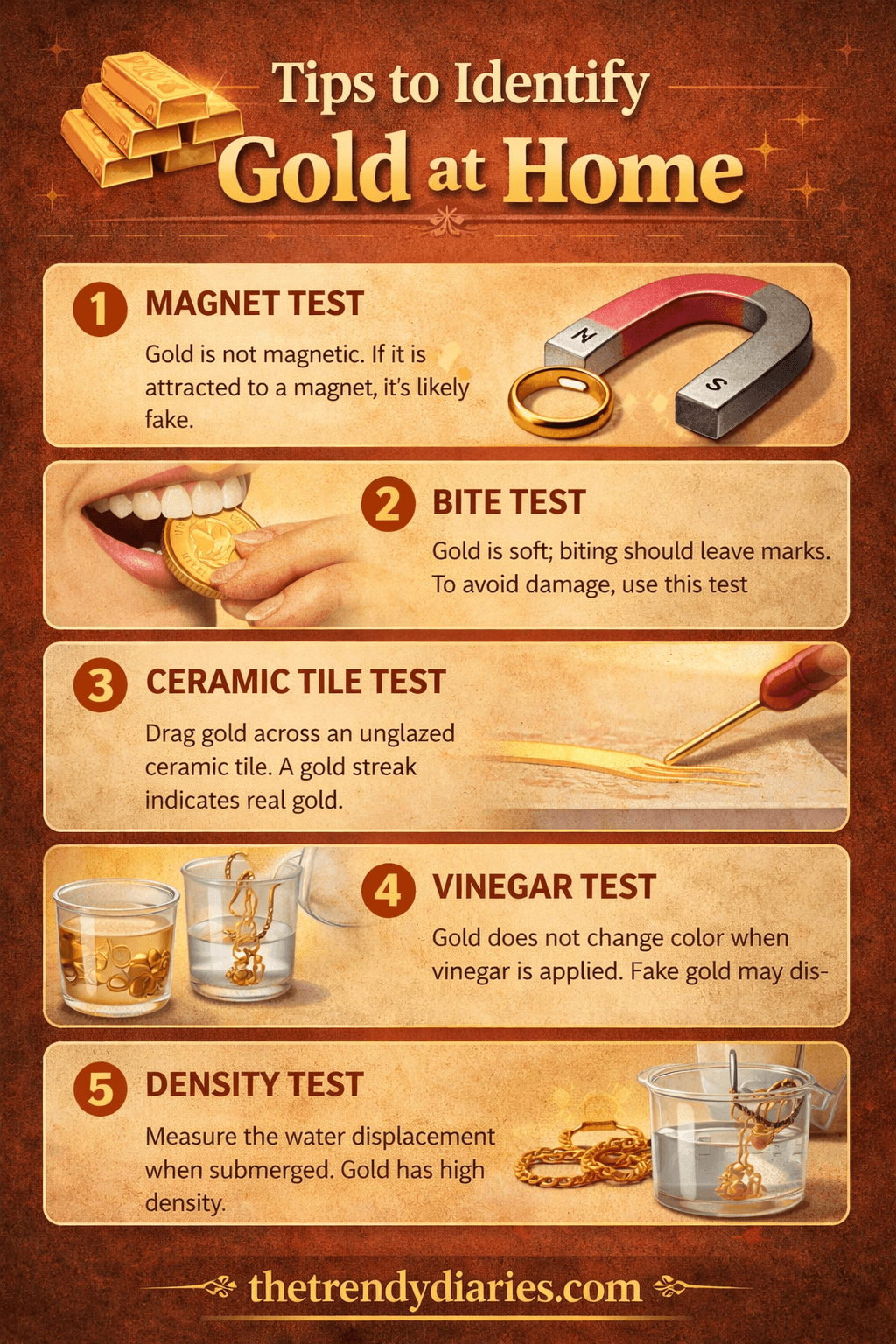 Tips to Identify Gold at Home