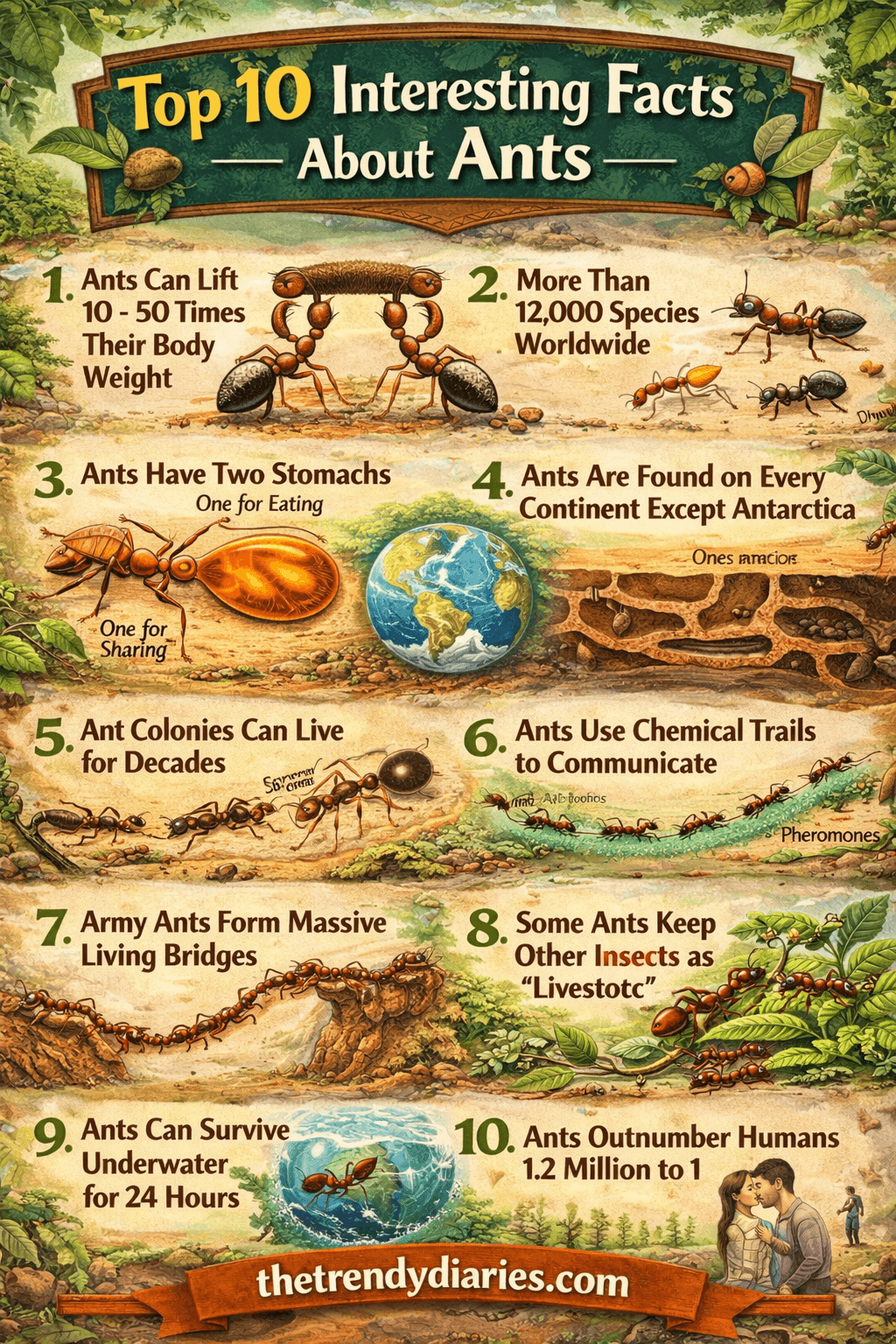 Top 10 Interesting Facts About Ants