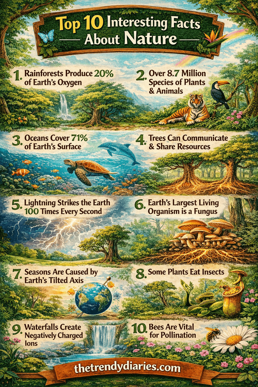 Top 10 Interesting Facts About Nature