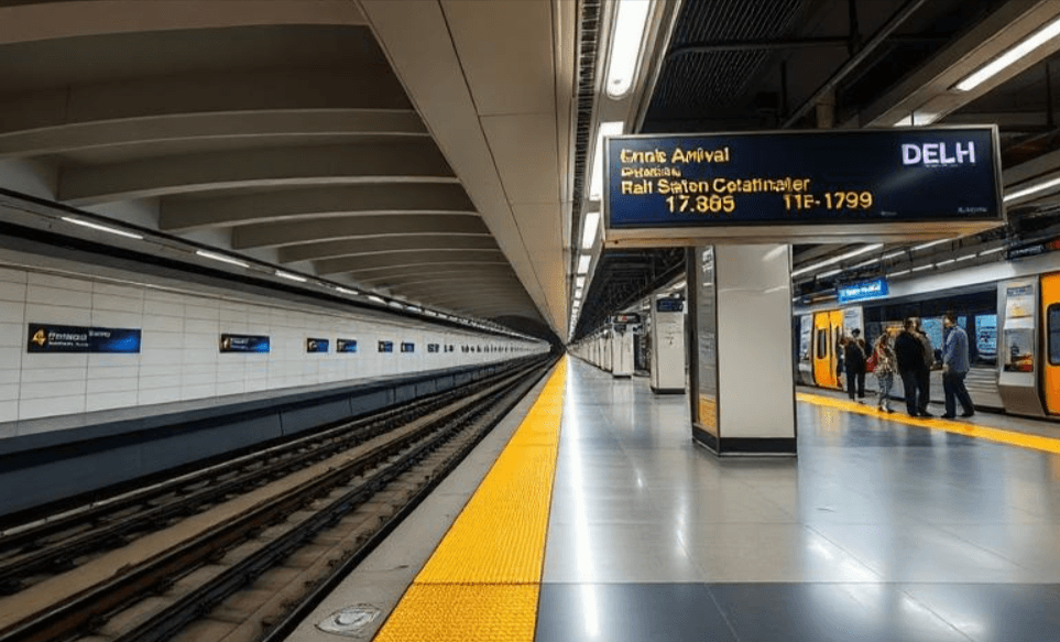 Adarsh Nagar Metro Station, Delhi