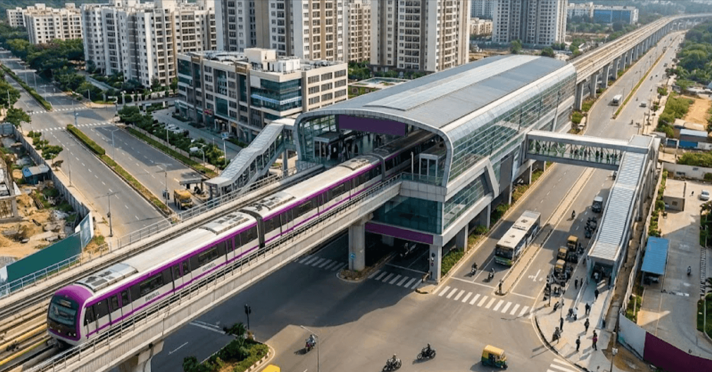 Benniganahalli Metro Station, Bengaluru, Karnataka