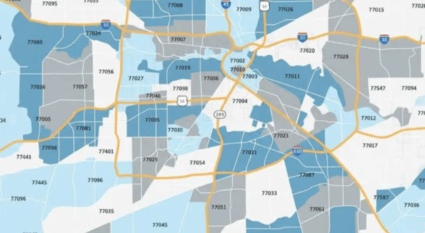 ZIP Code Houston